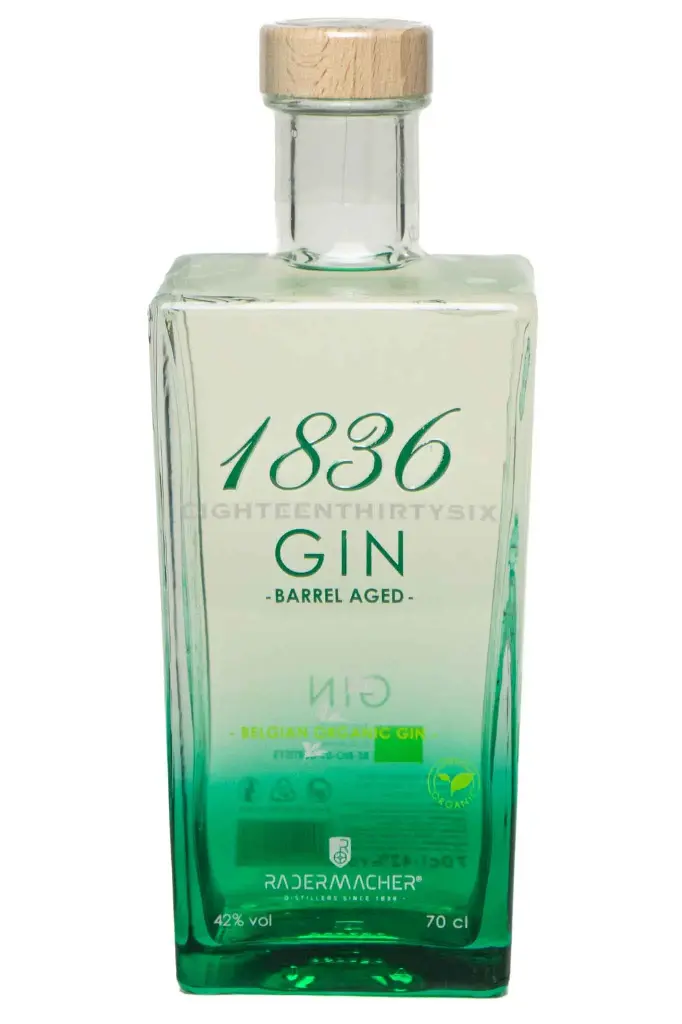 1836 Belgian Organic Barrel Aged Gin - 42°