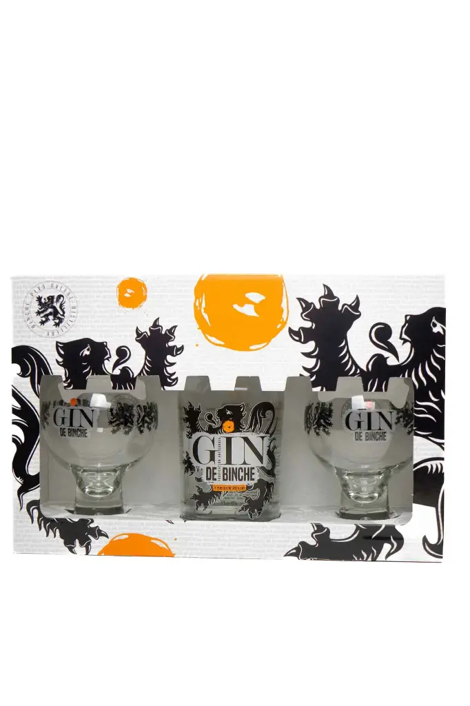 Gin de Binche + 2 verres - 40°