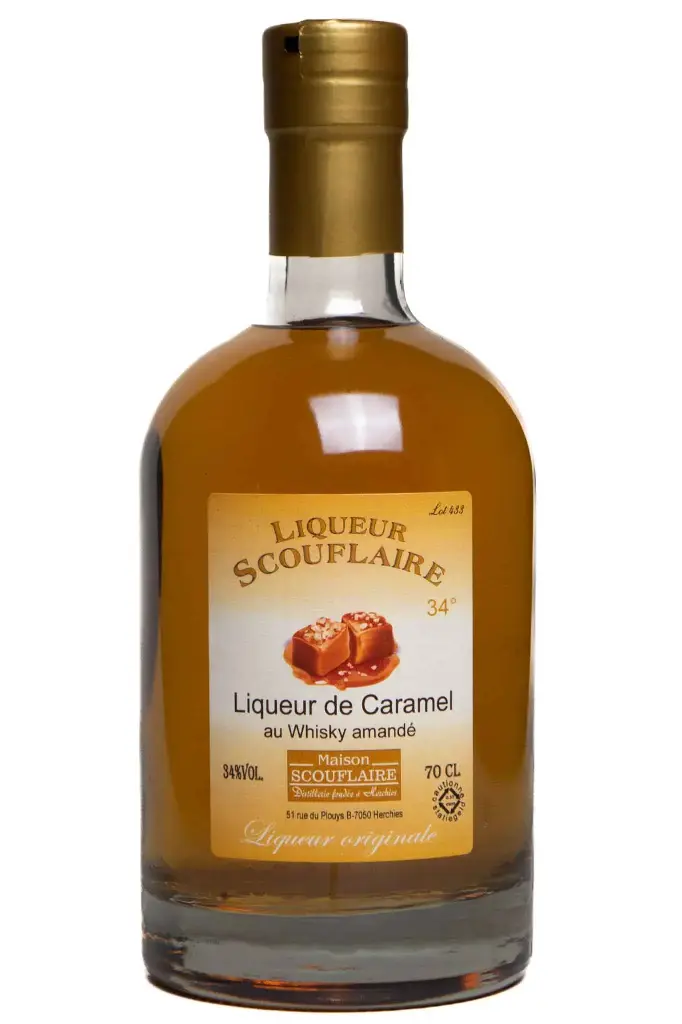 Liqueur Scouflaire Caramel Whisky à l'amande - 34°