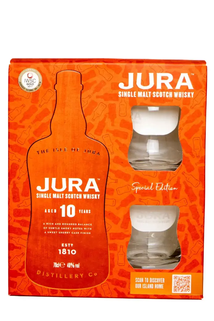 Jura 10 ans + 2 verres - 40°