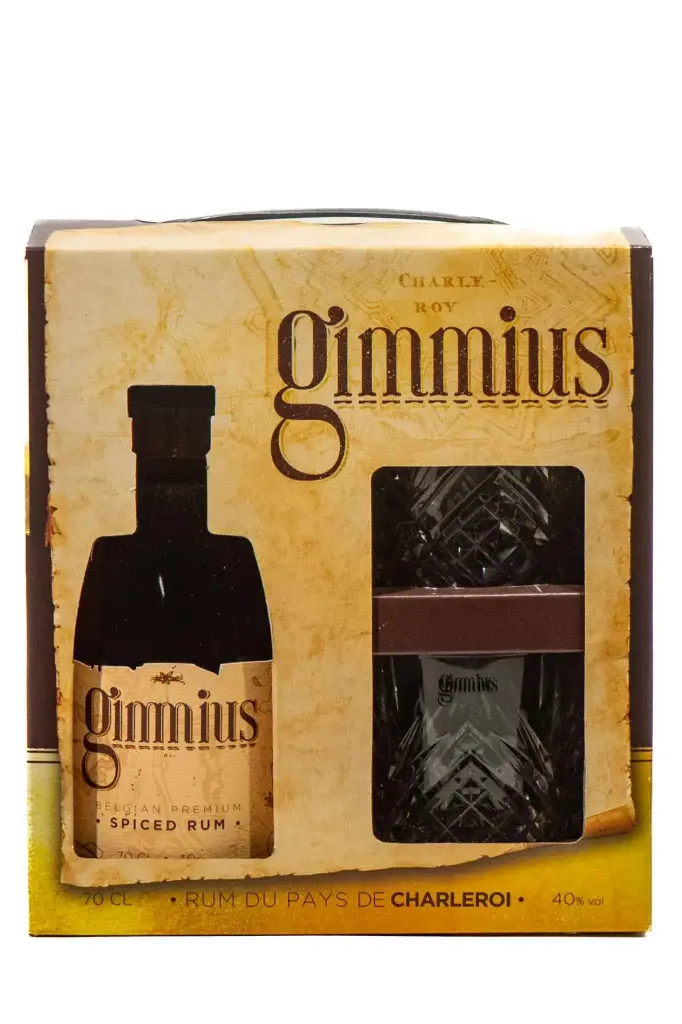 Gimmius Rhum Giftpack verres - 40°