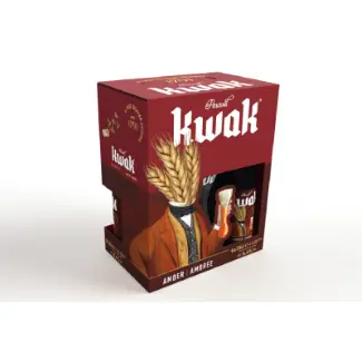 Coffret Kwak Ambrée + Verre