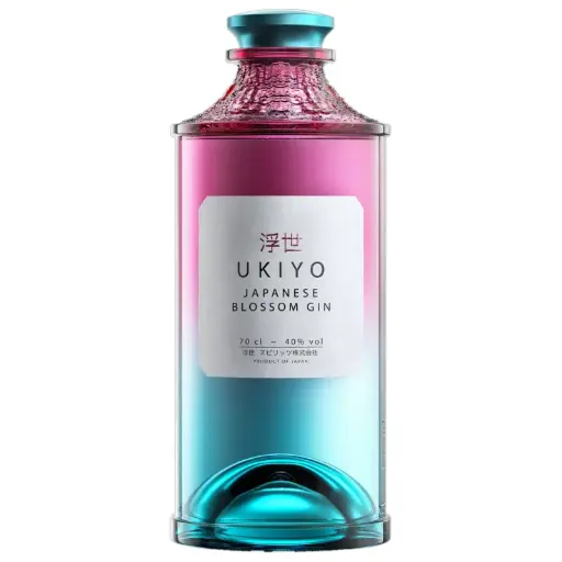 [302510] Ukiyo Japanese Blossom Gin - 40°