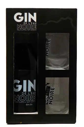 [301406] Gin de l'Eau Noire Coffret 2 verres - 42°