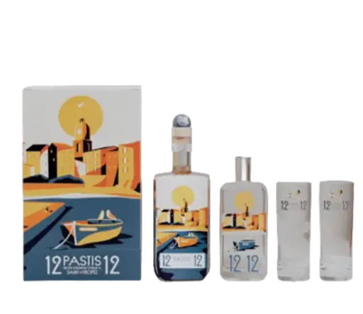 [274028] Pastis 1212 de Saint-Tropez - Coffret Terrasse - 45°