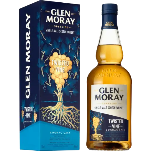Glen Moray Cognac Finish Twisted Vine - 40°