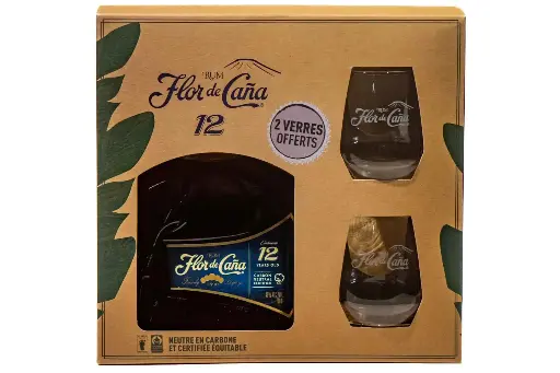[313423] Flor de Cana 12 ans Giftbox - 40°